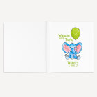 Gästebuch Taufe "Elefant mit Luftballon"