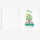 Gästebuch Taufe "Lebensbaum mit Regenbogen"