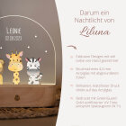 Nachtlicht für Kinder personalisiert "Animal Friends"