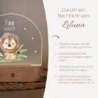 Nachtlicht für Kinder personalisiert "Löwe Leo"