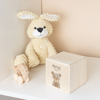 Personalisierte Spardose Kinder "Teddybär Tibby"